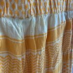 Cecilie Copenhagen Cotton Jacquard Wide Leg Pull on Pants Boho Embroidered Small Photo 8