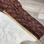 Platinum Stephen Yearick Paisley Pants Brocade Jacquard Straight Leg 14 Black Photo 13