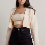 Tobi Cream Cardigan Sweater Set Photo 0