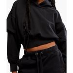 Free People  FP Movement Snow Flow Hoodie Black Combo Sz M Photo 2