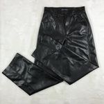 Denim Forum Aritzia The Farrah Faux Leather Pants 25 Black Photo 10