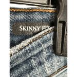 Judy Blue  Jeans Women's 5/27 Plaid Skinny Fit Mid Rise Blue Distressed #J14-4 Photo 3