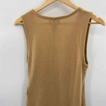 Lauren Ralph Lauren Cardigan Sweater Womens XS Brown Wool Cashmere Side Buckle Tan Photo 4