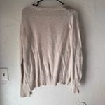 Old Navy Y2k Size Large Beige Orange Argyle Diamond Button Academia Sweater Photo 4