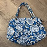 Vera Bradley  Chain Bag Blue Lagoon Floral Quilted Shoulder Bag NWT Photo 2