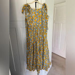 Millie Resort Daphne Citrus Yellow Dress White Size XL Photo 2