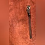 VTG Bradley Suede Leather Trench Penny Lane Boho Jacket Medium Red Photo 4