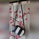 Gap New With Tags NWT  Crossbody Bag Blue Wite Stripe Photo 1