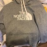 The North Face Grey Athletic Material Sweatshirt Photo 0