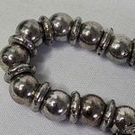 Silver Stretch Bracelet with CZ Horse Charms Photo 5