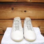 NWB Plae Abra Waterproof Unisex Mid Top Leather Blend Sneakers Shoes White Size 8 Photo 2