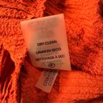 Calvin Klein  SZ 10 A-Line Dress Sleeveless V-Neck Tie Waist Ruffled Hem Crinkle Photo 7