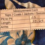 Susan Graver  Floral Cardigan Blue Large Photo 6