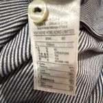 Lacoste  Slim Fit Polo Dress Navy White Stripe Tennis Preppy Size 40 US M Photo 5