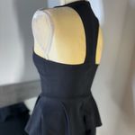 Lush Clothing Lush Black racer back peplum Mini Dress Photo 7