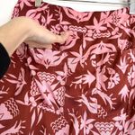 Scotch & Soda Anthropologie‎  Veda Wide-Leg Satin Pants Red Pink Size M Photo 6