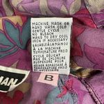 Diane Gilman VINTAGE  Floral Silk Blouse Size M Photo 4