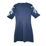 Few Moda  NY Black Daisy Embroidered Dress - Chic Floral Mini Cocktail Dress Photo 3