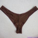 frankie's bikinis NEW Katarina Satin Cheeky Bikini Bottom, L Photo 5