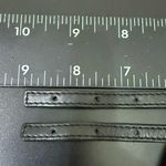 Swavorski SWAROVSKI Swan Signed Crystal Rhinestones Leather Buckle Wide Cuff Bracelet 24g. Photo 11