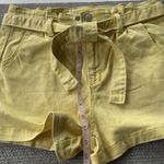 No Boundaries NoBo Butter Yellow Denim Tie Belt High Waist Short Shorts Size 7-9 Photo 7