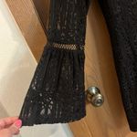 Xhilaration  Goth Boho‎ Style Midi Lace Dress with Bell Sleeves Medium Photo 2