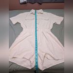 Hunter & Brown Linen Blend Romper Women's Small Beige Tan Photo 7