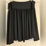 Norma Kamali skirt size 2XL Stretchy Fabric Elastic Waist Flared Pleated Black Photo 4