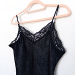 No Boundaries Y2K  Womens Cami Top Size M Black Lace Beaded Whimsigoth‎ Romantic Photo 3