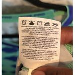 Nike  Pro Women's Large Compression‎ V-Neck Tee Green Blue Dri-FIT Photo 4