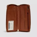 Coach NWT  C7184 Continental Wallet Crossgrain Leather 1941 Saddle Photo 1