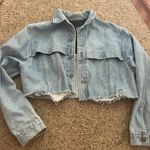 Urban Outfitters Cropped Renewal Denim Jacket From Photo 0