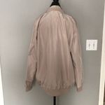 Missguided Nude Satin Bomber Jacket Photo 6