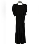 Nation Ltd Etoile Bubble Hem Combo Dress - Jet Black Size Small Photo 3