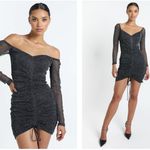 Showpo When I Get Home cocktail party dress, mesh lurex - size 0 Photo 1