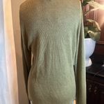 Ralph Lauren Linen Gold V-Neck Sweater Photo 3