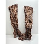 Marc Fisher  Boots Women’s Size 6 Over The Knee Pointed Toe Leopard Print NEW Photo 3