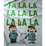 Peanuts Fa La La Pajama Top/Night Shirt Long Sleeve Shirt Women's M Never Worn Size M Photo 2