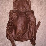 Delia's Brown Backpack Leather Like Material Photo 1