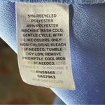 Nordstrom Size Large Basic Lightweight Top Solid Blue Photo 8