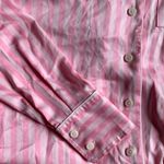 Victoria's Secret Victoria’s Secret Pink Satin Striped Nightshirt Photo 3
