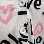 SheIn SHIEN Letter And Heart Print Romper Photo 5