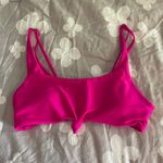 Zaful Hot Pink Knot Swimsuit Top Photo 0