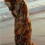 Farm Rio x Anthropologie Fiesta Wrap Maxi Dress Size Small Photo 5