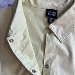 Eileen Fisher yellow cotton rain trench coat, fully lined. Size M, EUC Photo 5