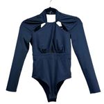 Bardot Black Twisted Cut Out Long Sleeve Bodysuit XXS 2 Photo 0