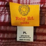 Ruby Rd. Red Striped Button Photo 6