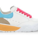 Alexander McQueen McQueen Court Colorblock Leather Sneakers size 9 Photo 0