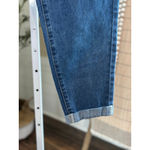 SheIn Women's Blue Pleated Cuffed Ankle Jeans High Waisted Xtra Small Photo 4