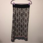 Gypsy Maxi Skirt Size Large Paisley Gauzy Black Red Boho Festival Summer Beach Photo 7